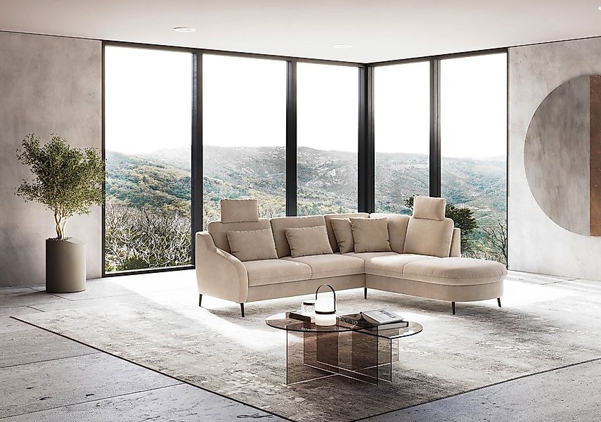 sit&more Ecksofa »Soul L-Form«, wahlweise mit Bettfunktion und Bettkasten o günstig online kaufen