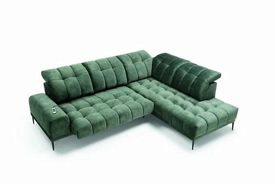 JVmoebel Ecksofa, Ecksofa modernes Design Luxus Sofas L-Form Stoff Couch günstig online kaufen