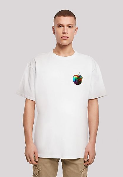 F4NT4STIC T-Shirt "Colorfood Collection - Rainbow Apple" Print günstig online kaufen