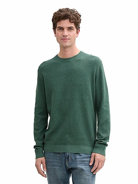 TOM TAILOR Rundhalspullover mit Rundhalsausschnitt günstig online kaufen