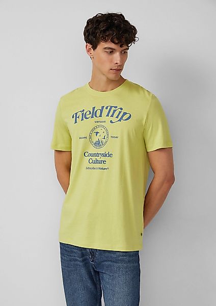 s.Oliver Kurzarmshirt T-Shirt Baumwoll-T-Shirt mit Frontprint günstig online kaufen