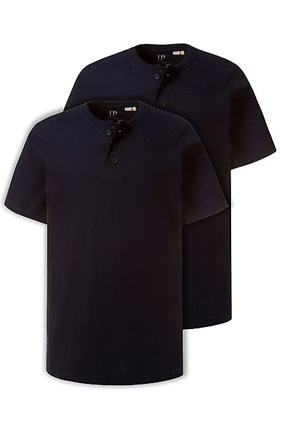 JP1880 T-Shirt Henleys Basic 2er-Pack Rundhals günstig online kaufen
