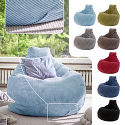 Green Bean Sitzsack mit Rückenlehne 80x80x90cm günstig online kaufen