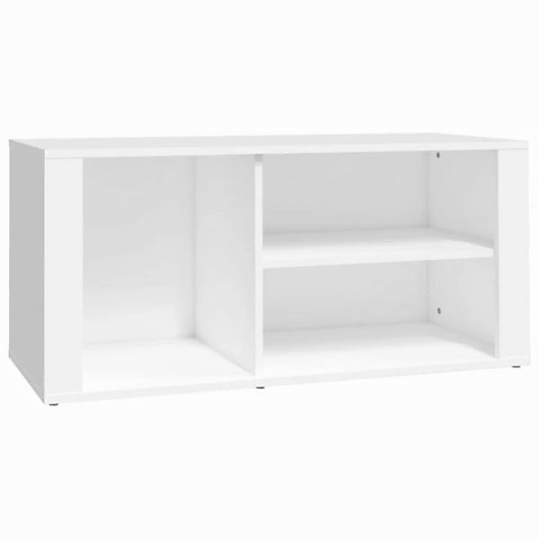 furnicato Schuhschrank Schuhregal Weiß 100x35x45 cm Holzwerkstoff (1-St) günstig online kaufen