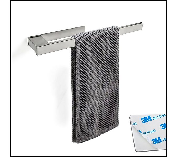 LIVINA HOME Handtuchhalter ohne Bohren 40cm Edelstahl, Handtuchstange zum K günstig online kaufen