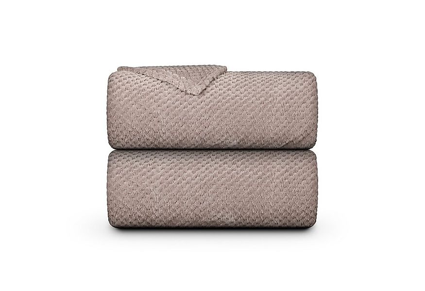 Wohndecke "Popcorn" mit Cashmere Soft-Touch 150x200 cm, Bestlivings, Mikrof günstig online kaufen