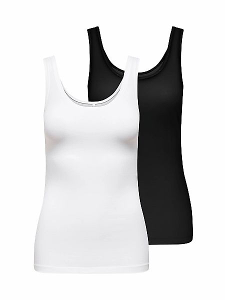 ONLY Tanktop "ONLLIVE LOVE S/L TANK TOP 2-PACK CS JRS" Packung, 2er-Pack, 2 günstig online kaufen