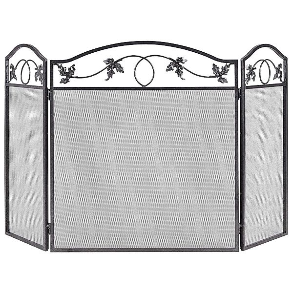 KOMFOTTEU Kamingitter, 3-Panel Funkenschutzgitter, klappbar günstig online kaufen