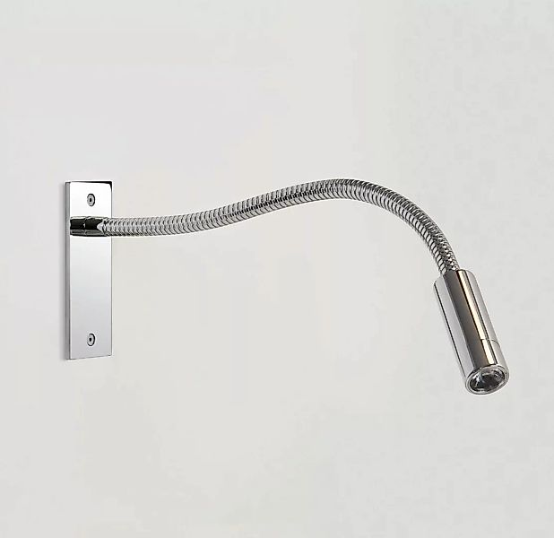 Wandstrahler Leo Höhe 12 cm chrom 1-flammig zylinderförmig günstig online kaufen