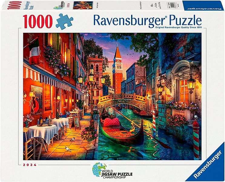 Ravensburger Puzzle Kanalrundfahrt in Venedig, 1000 Puzzleteile, Made in Ge günstig online kaufen