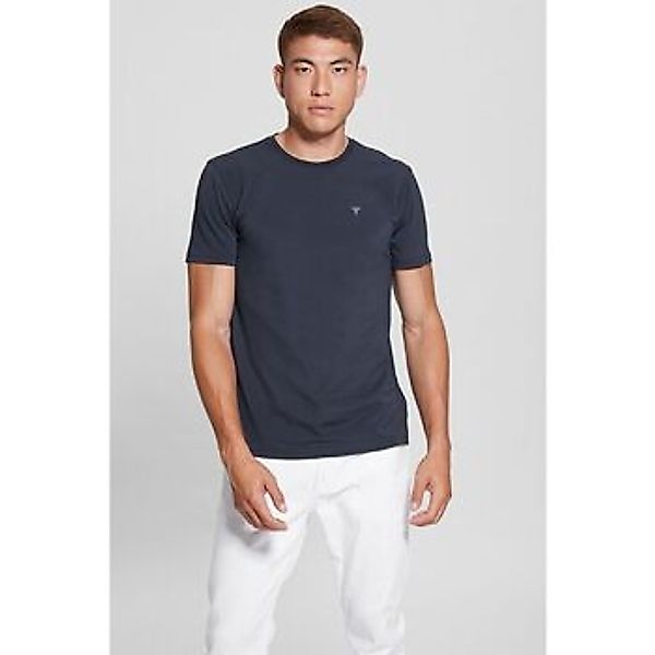 Guess  T-Shirts & Poloshirts M3Y45 KBS60 TECH TEE-G7V2 SMART BLUE günstig online kaufen