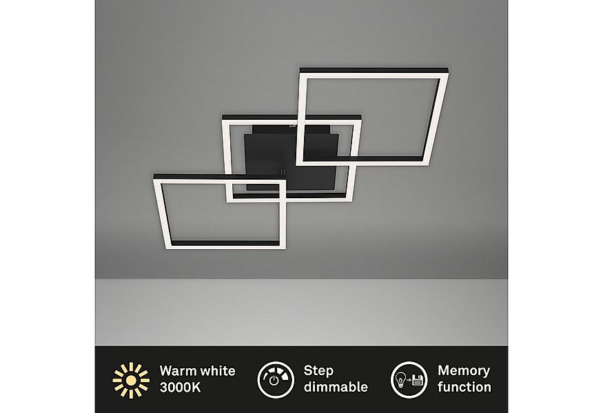 Briloner Leuchten Deckenleuchte LED Deckenlampe Extra-Warmweiß Wohnzimmer S günstig online kaufen