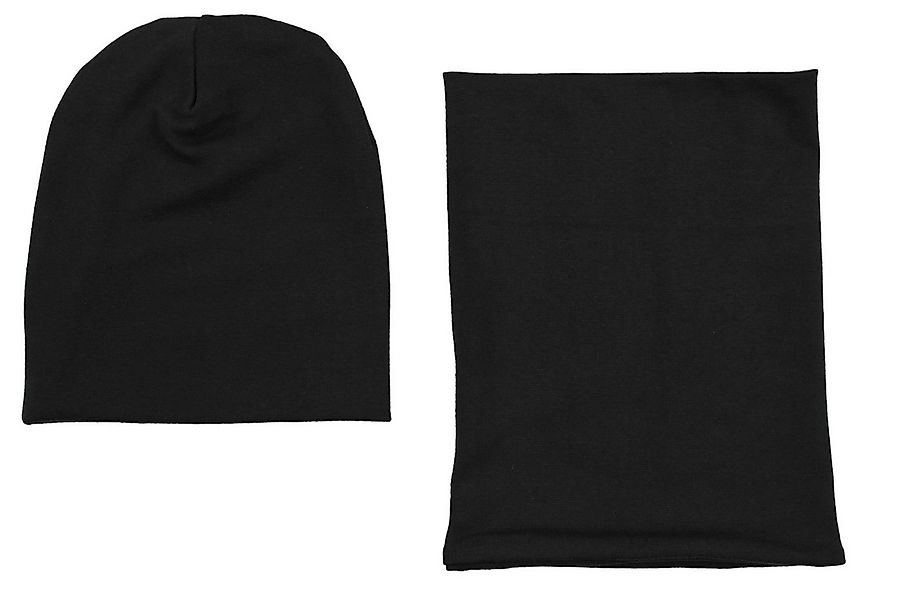 Alkato Beanie Alkato Unisex Beanie Mütze und Schal Set Uni günstig online kaufen