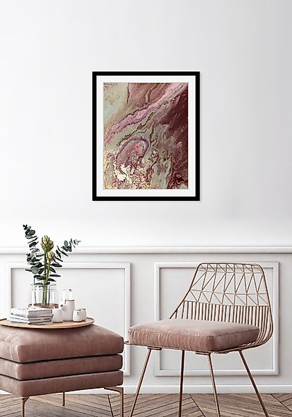 queence Bild »Benny«, Abstrakt-Stein-Spa-Spirituelle Bilder-Marmor, HD Prem günstig online kaufen