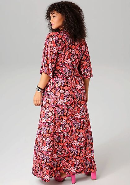 Aniston PLUS Sommerkleid, in trendy Maxilänge - NEUE KOLLEKTION günstig online kaufen