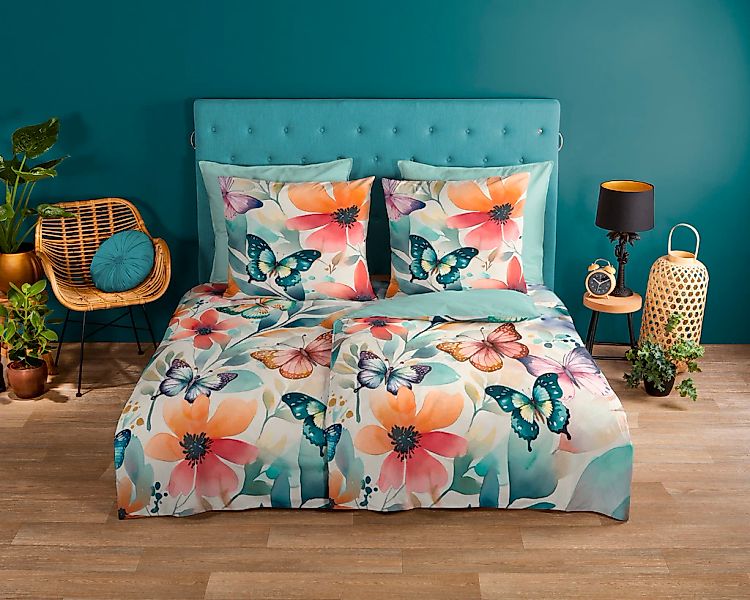 good morning Wendebettwäsche "Vallee" 2 Stk. 100% Baumwolle, 135x200, Reißv günstig online kaufen