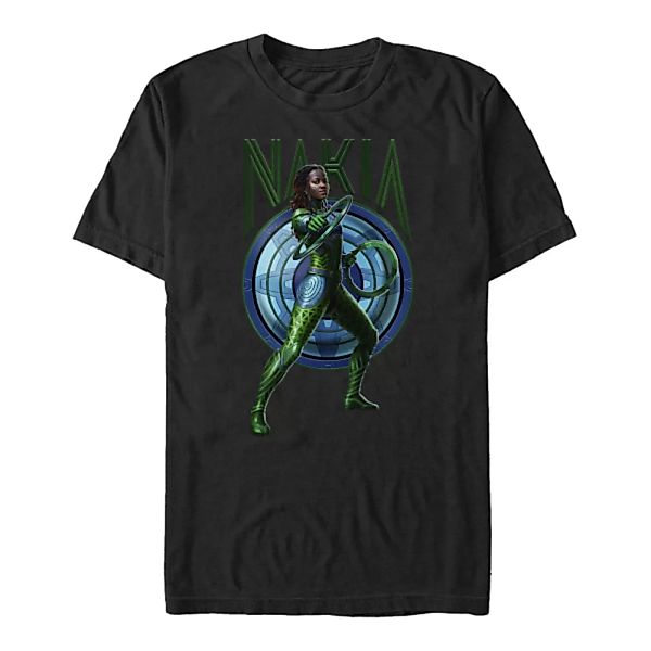Marvel - Black Panther Wakanda Forever - Nakia Shield - Männer T-Shirt günstig online kaufen