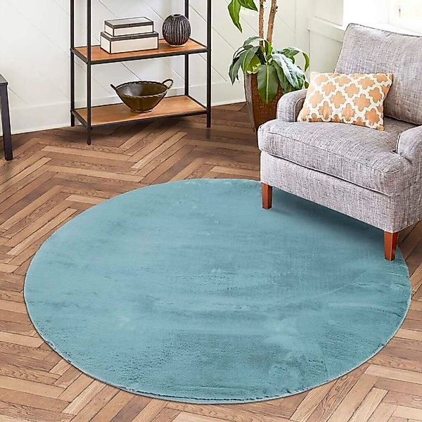 Carpet City Hochflor-Teppich TOPIA400, rund, Höhe: günstig online kaufen