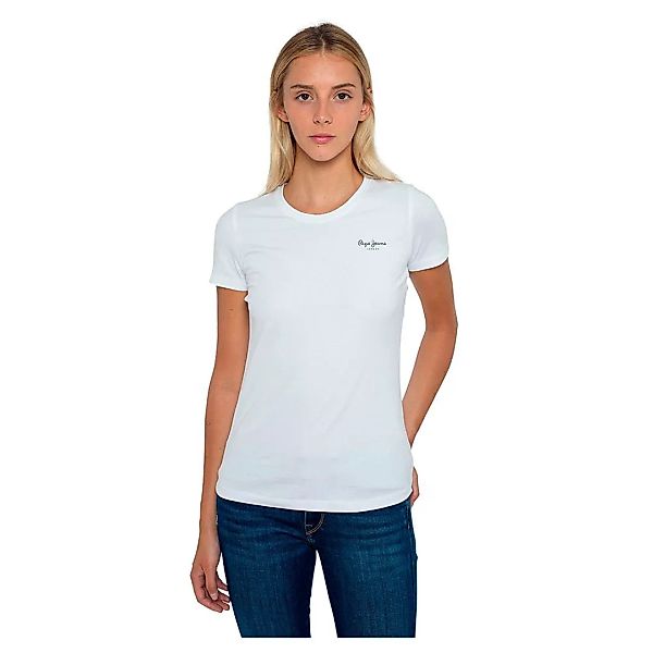 Pepe Jeans Bellrose Kurzärmeliges T-shirt L Off White günstig online kaufen