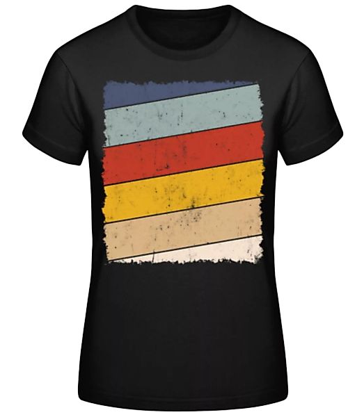 Retro Hintergrund Rechteck 1 · Frauen Basic T-Shirt günstig online kaufen
