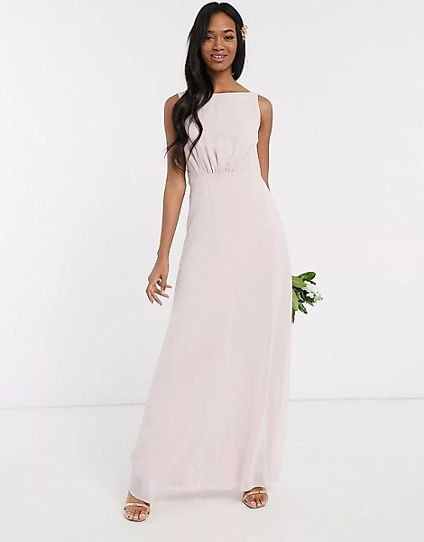 Maids to Measure – Brautjungfernkleid aus Chiffon mit Wasserfallausschnitt- günstig online kaufen