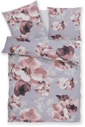 Home affaire Bettwäsche "MELINA" 2 Stk. tlg. florale Bettwäsche mit Reißver günstig online kaufen