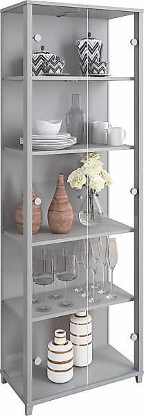 fif möbel Vitrine "OPTIMA" Standvitrine, Vitrinenschrank, Glasvitrine, Samm günstig online kaufen
