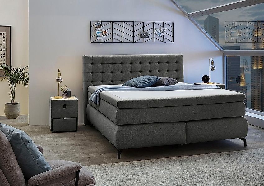 Jockenhöfer Gruppe Boxspringbett »Jessica inklusive 9cm Kaltschaum-Topper« günstig online kaufen
