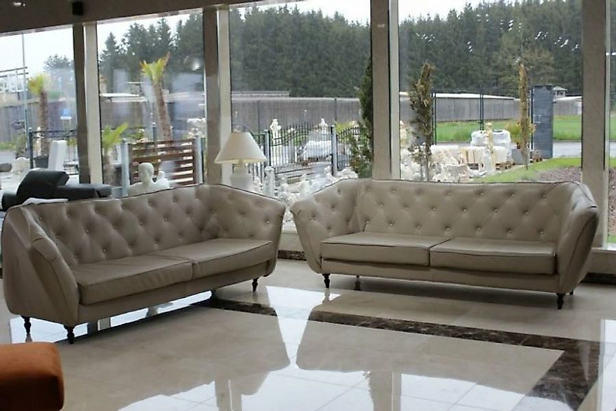 JVmoebel 3-Sitzer Sofa Sofagarnitur 2x 3 Sitzer Design Polster Couchen Mode günstig online kaufen
