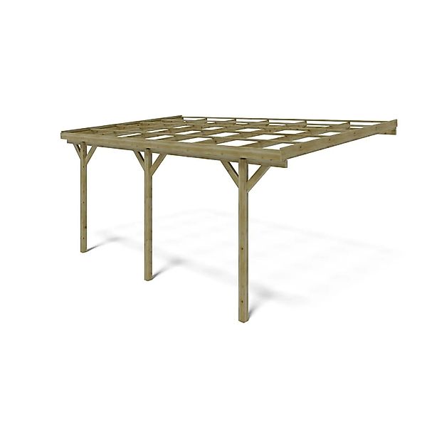 ALTANKA Carport Garagendach 3x5.24 m   15 m2   an der Hauswand Montiert 2 günstig online kaufen