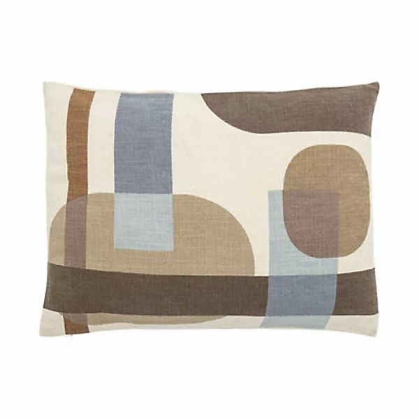 Kissen Ivalu textil bunt / 60 x 45 cm - Bloomingville - Bunt günstig online kaufen