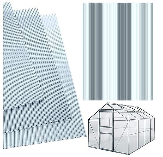 Thanaddo Gewächshaus Aluminium Gewächshaus, Treibhaus Gartenhaus, Pflanzenh günstig online kaufen
