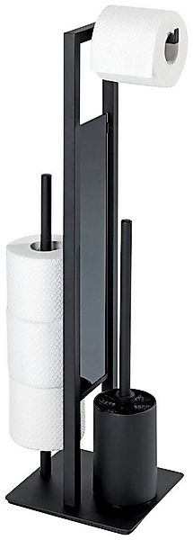 WENKO WC-Garnitur Rivalta, integrierter Toilettenpapierhalter und WC-Bürste günstig online kaufen