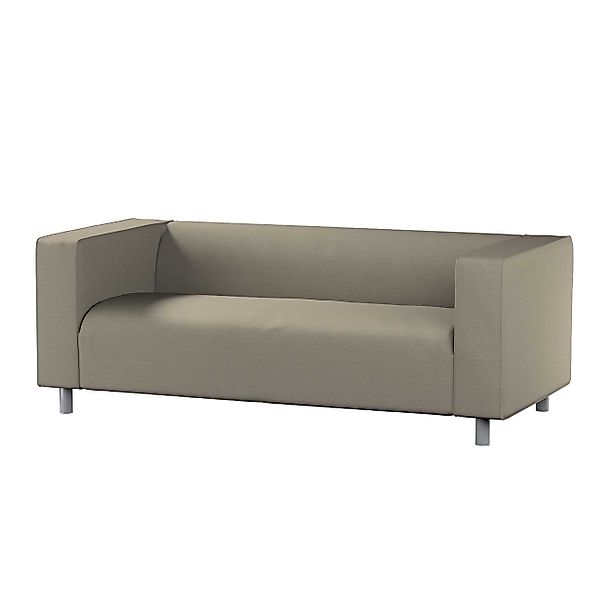 Bezug für Klippan 2-Sitzer Sofa, beige-grau, Sofahusse, Klippan 2-Sitzer, L günstig online kaufen