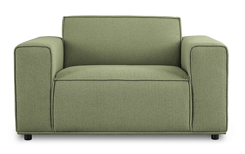 Home affaire Loveseat »Avelin, 1.5 Sitzer, 140 cm, Chenille, Struktur-Boucl günstig online kaufen