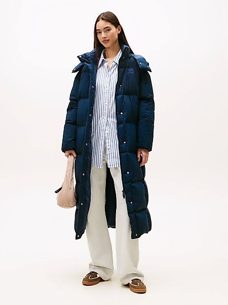 Tommy Jeans Steppmantel "TJW ALASKA GRID DWN MXI COAT EXT" günstig online kaufen