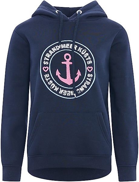 Zwillingsherz Sweatshirt mit Schriftzug aus Pailetten günstig online kaufen