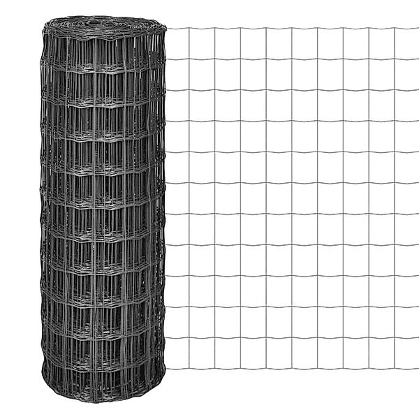 vidaXL Gartenzaun Eurozaun Stahl 10 x günstig online kaufen