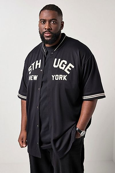 STHUGE T-Shirt T-Shirt Halbarm oversized Brust-Print günstig online kaufen