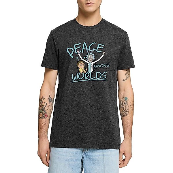 Spreadshirt T-Shirt Rick & Morty Peace günstig online kaufen
