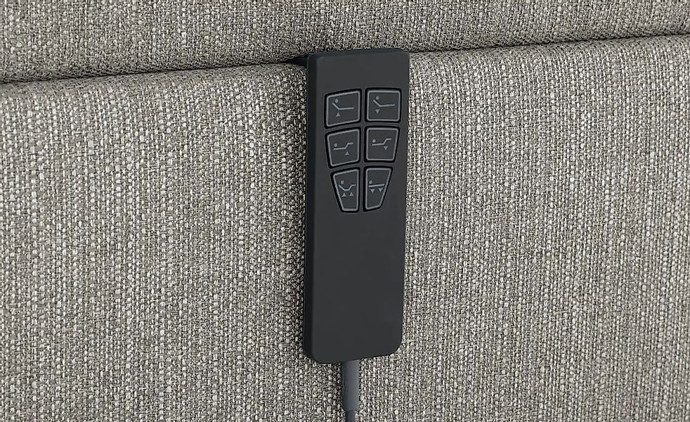 Wohnwert Motor-Boxspringbett  Dormian Boro Motor ¦ grau ¦ Maße (cm): B: 200 günstig online kaufen