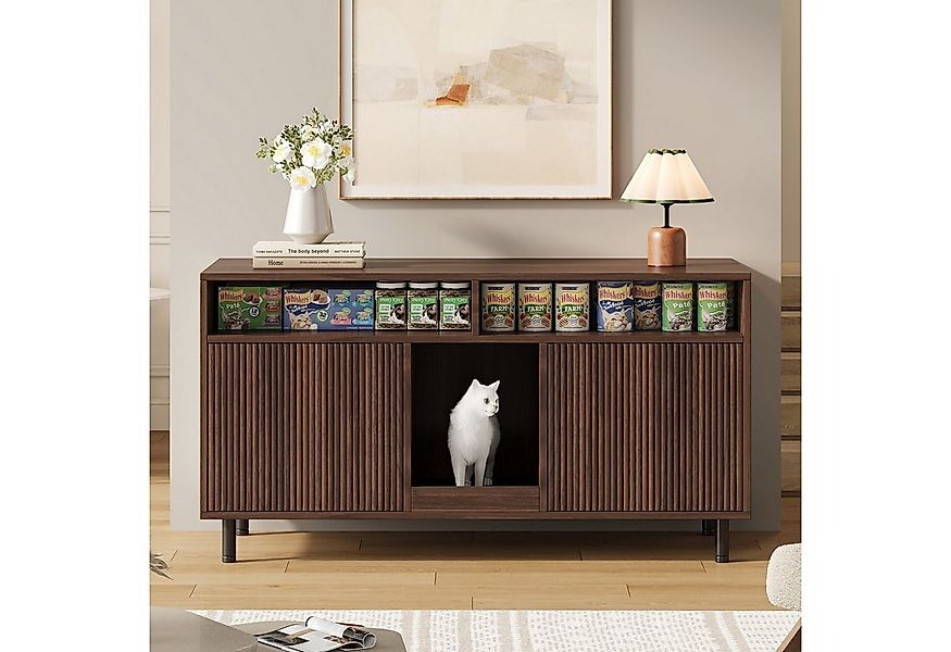 OKWISH Sideboard mit Sandauffangmatte, Ablage (Haustier-Schrank/TV-Schrank, günstig online kaufen