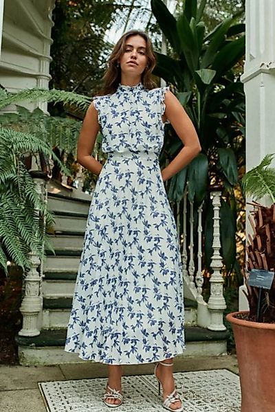Next Jerseykleid Kew Collection Mesh-Rüschenkleid mit Falten (1-tlg) günstig online kaufen