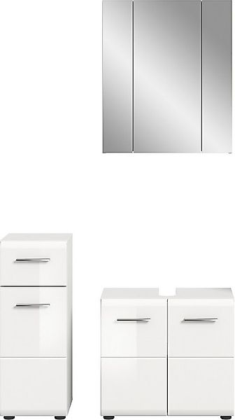 welltime Badmöbel-Set FLORENZ, TOPSELLER!, 3-teilige Badkombination, hochwe günstig online kaufen