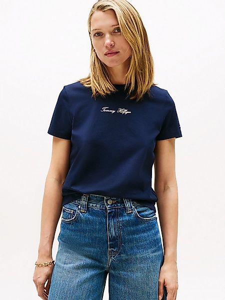 Tommy Hilfiger Kurzarmshirt CLASSIC SCRIPT REG SS TEE günstig online kaufen