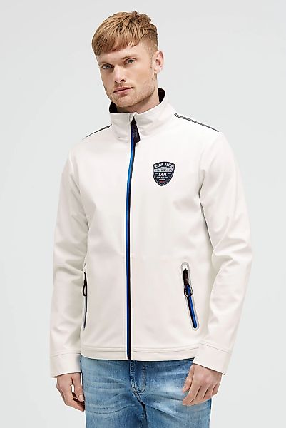 CAMP DAVID Softshelljacke ohne Kapuze mit verstellbarem Gummizug im Saum günstig online kaufen
