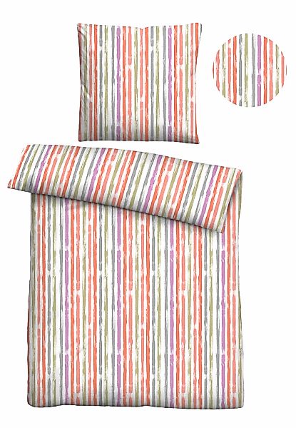 Castell - Markenbettwäsche Bettwäsche "0020372" 2 Stk. absolut bügelfrei, 1 günstig online kaufen