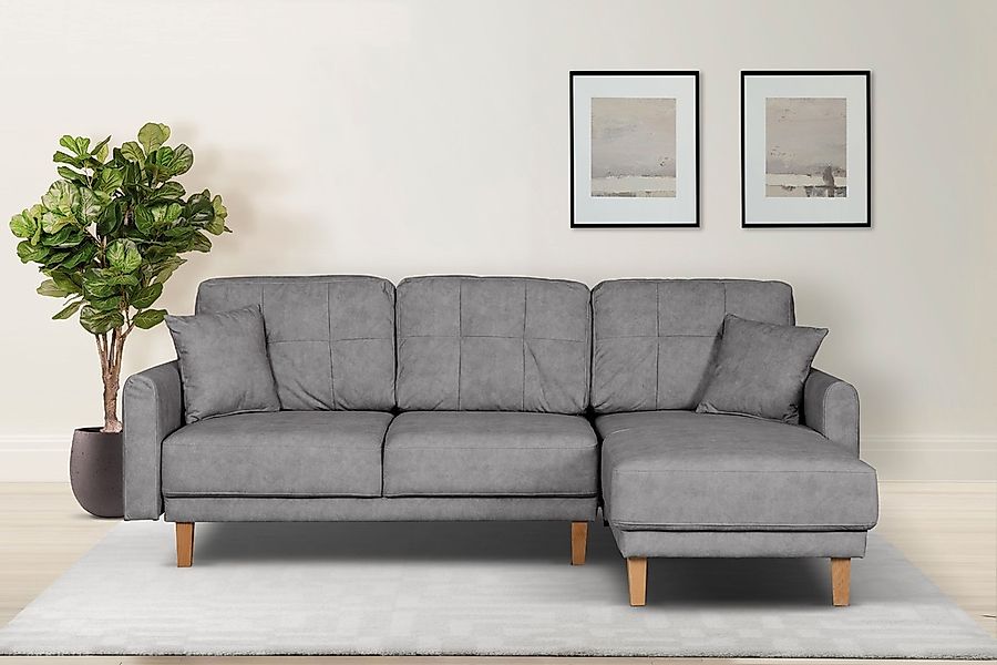Home affaire Ecksofa "TRIPLO optionale Schlafsofa mit Bettkasten, Maße B/T/ günstig online kaufen