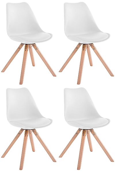 CLP Küchenstuhl Toulouse Kunstleder Square (4er günstig online kaufen