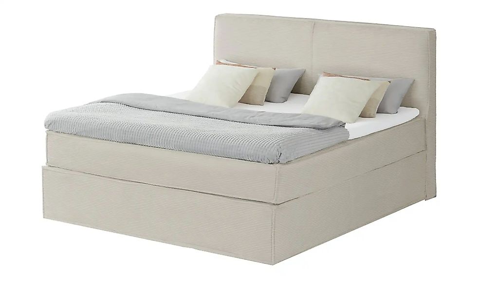 Boxi Boxspringbett mit trendigem Keder Boxi ¦ beige ¦ Maße (cm): B: 160 H: günstig online kaufen